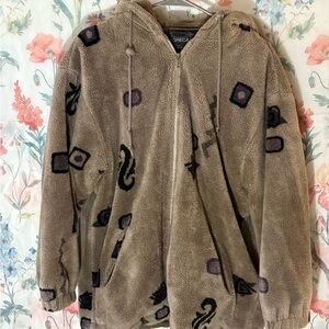 Vintage Forecaster Sport Teddy Jacket with Black Accents